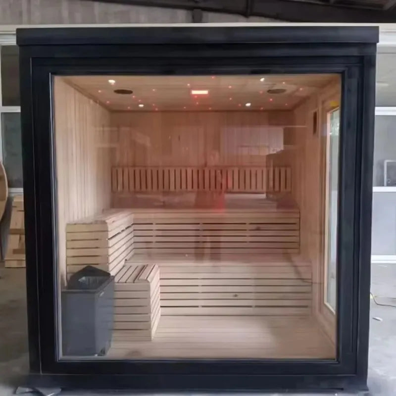 Red Cedar Outdoor Sauna Cabin